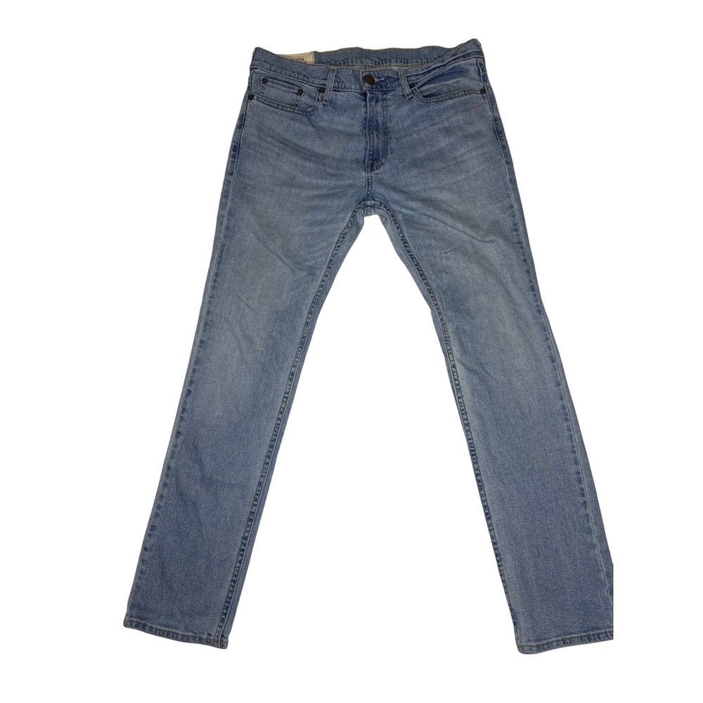 Hollister Skinny Jeans Mens 32x30 Blue Cotton Stretch Low Rise Denim Pants